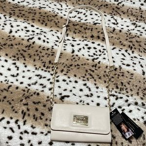 Nicole Miller White Crossbody